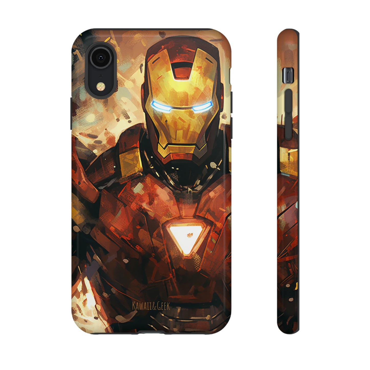 Iron Man Painting Tough Phone Case - Add Some Bold and Unique Style to Your Tech