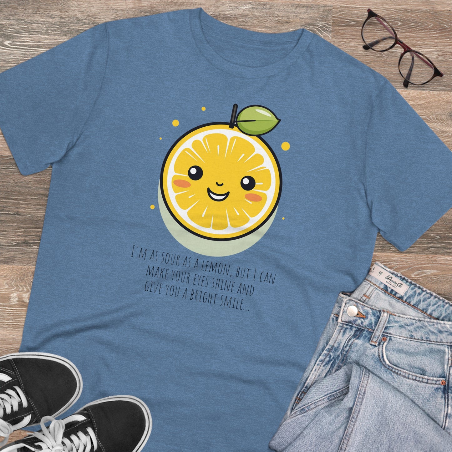 Cute Eco-Friendly Lemon T-Shirt - Brighten Your Day with Citrus Charm !