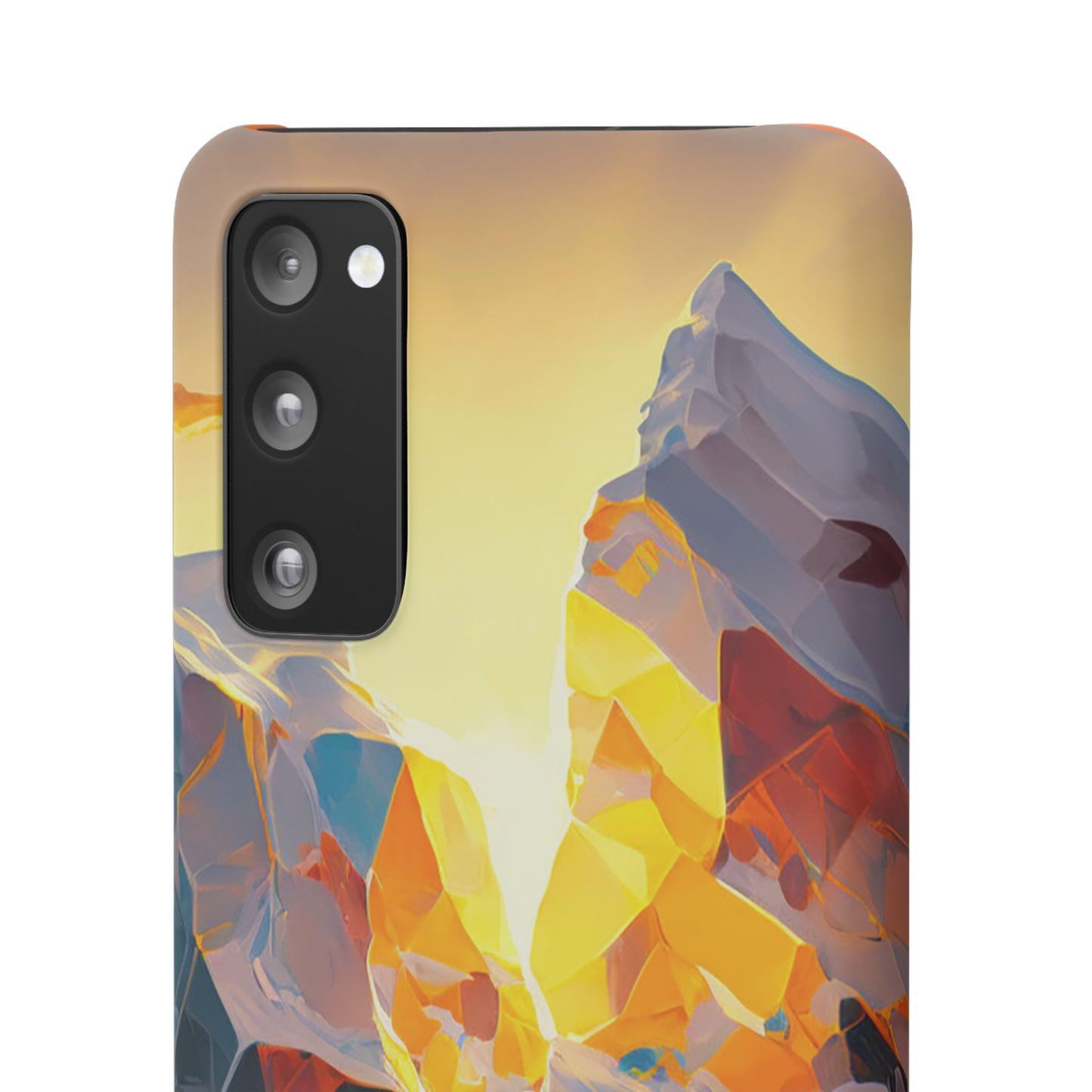 Arctic Landscape and Iceberg at Sunset Phone Case - Capture the Serenity of Nature on Your Device