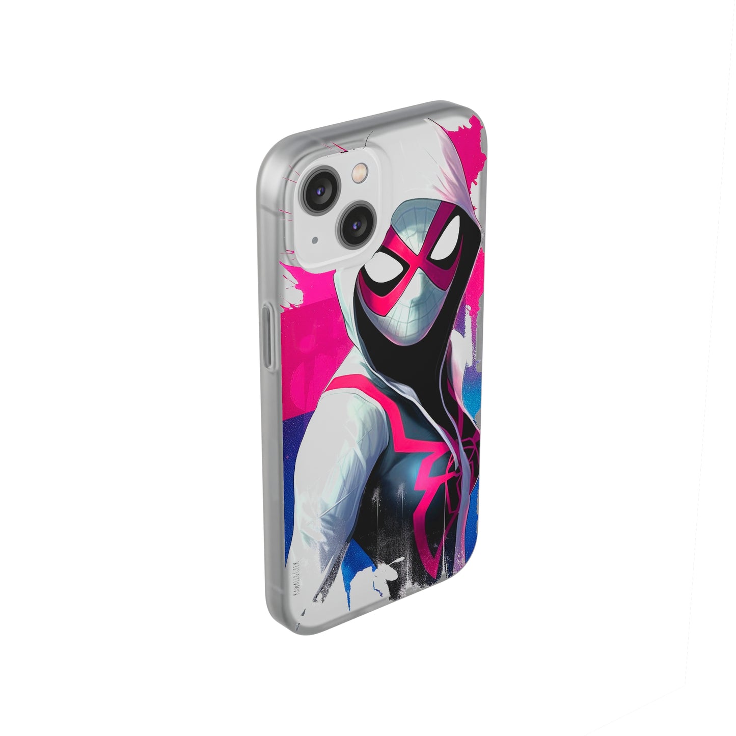 Spider Gwen in Flexi Phone Case - Add Some Colorful and Heroic Style to Your Phone