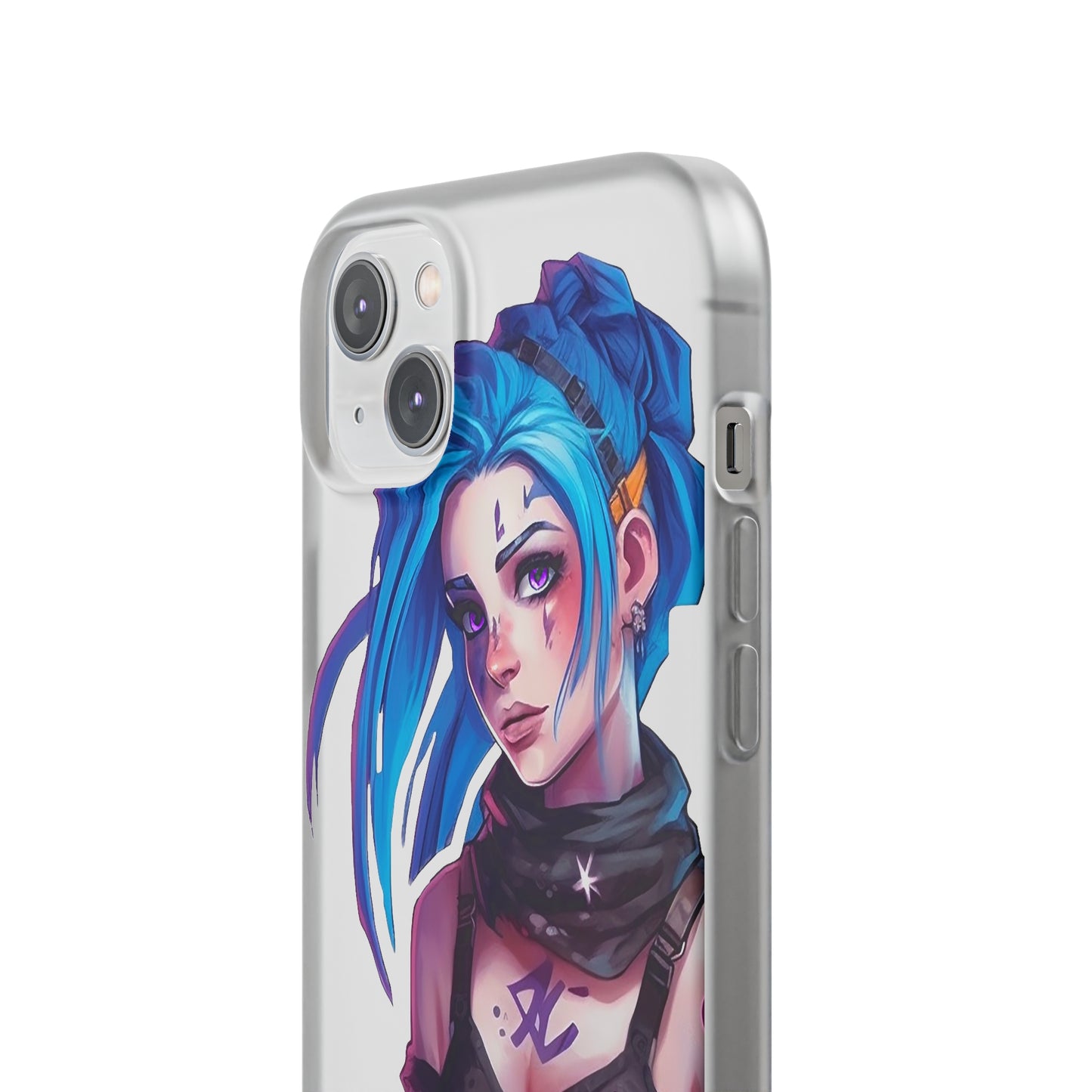 Jinx for Arcane / League of Legends Flexi Phone Case - Add Some Colorful and Gaming Style to Your Phone