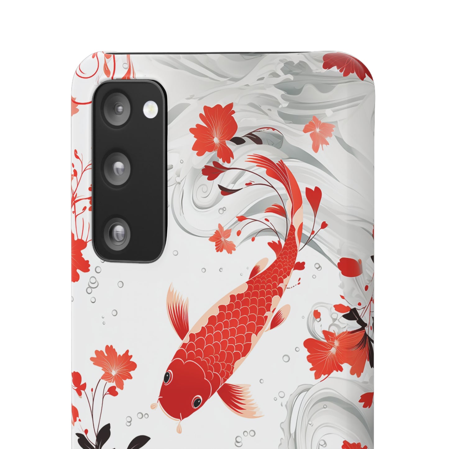 Elegant Koi: Premium Japanese Fish Phone Case