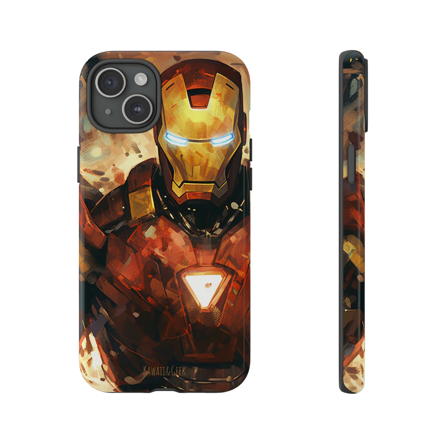 Iron Man Painting Tough Phone Case - Add Some Bold and Unique Style to Your Tech