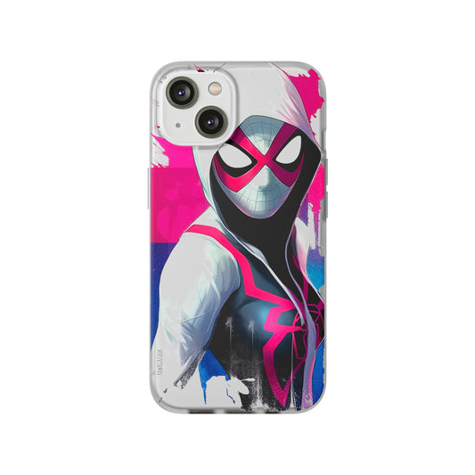 Spider Gwen in Flexi Phone Case - Add Some Colorful and Heroic Style to Your Phone