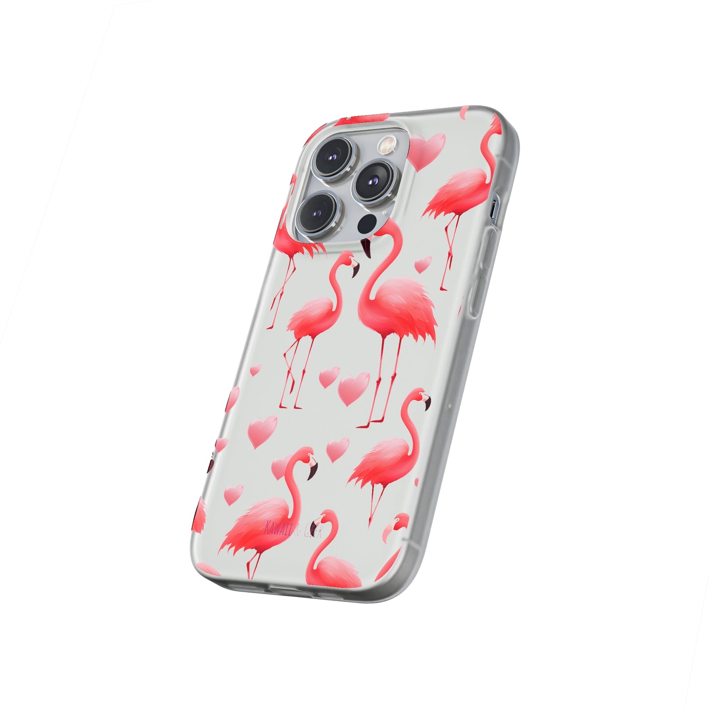 Pink Flamingo Elegance Flexi Phone case