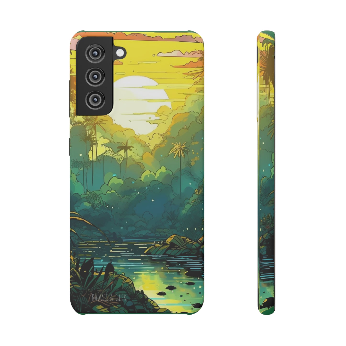 Rainforest at Sunset Phone Case - Capture the Serenity of Nature on Your Device