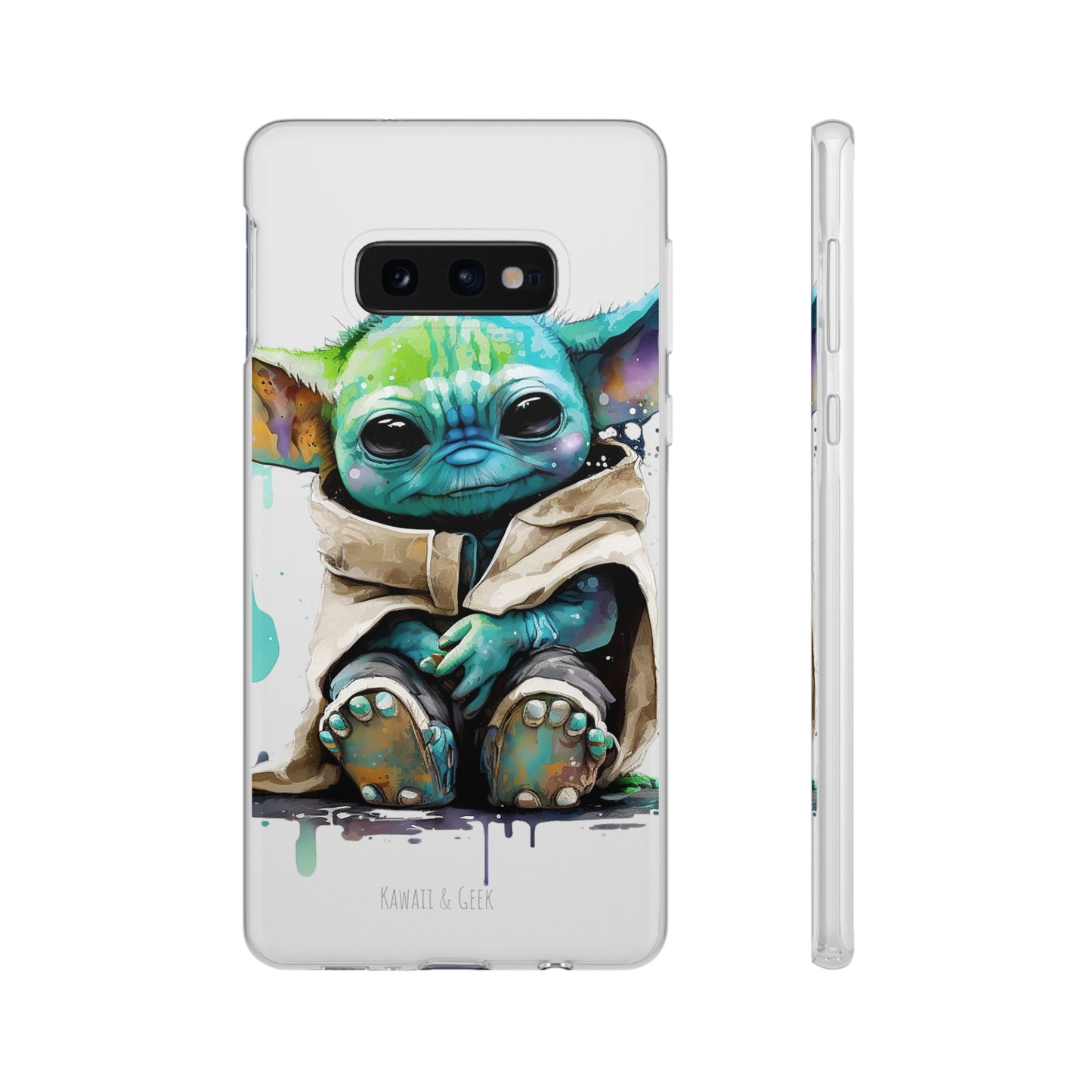 Baby Yoda Grogu flexi Phone Case - Add Some Adorable and Artistic Style to Your Smartphone - The Mandalorian - Star Wars