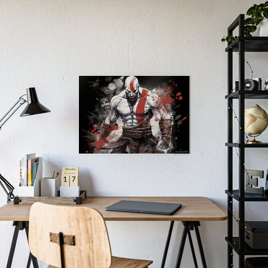 Kratos Poster - Embrace the Power and Artistry of the God of War