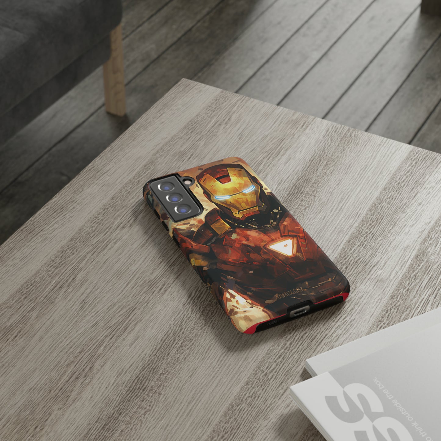 Iron Man Painting Tough Phone Case - Add Some Bold and Unique Style to Your Tech