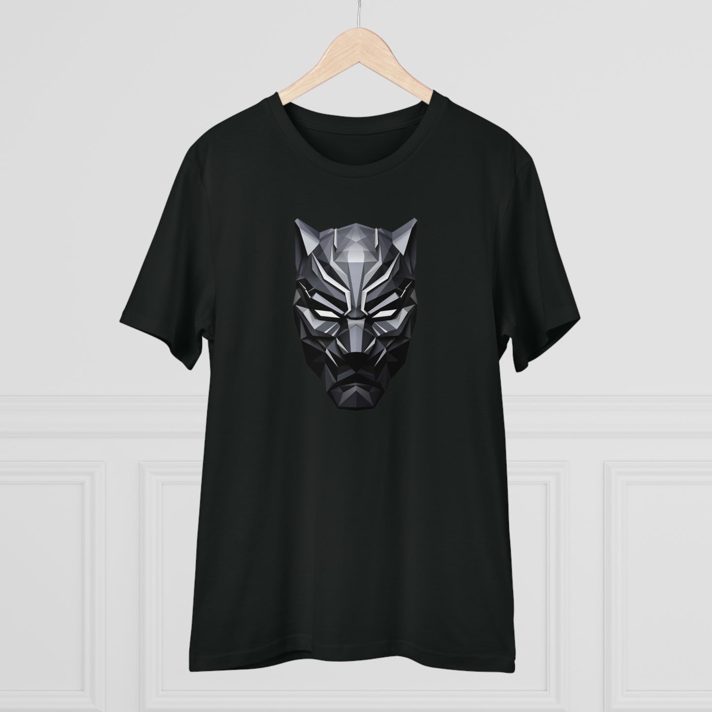 Black Panther Polygonal T-Shirt - Embrace Wakandan Vibes