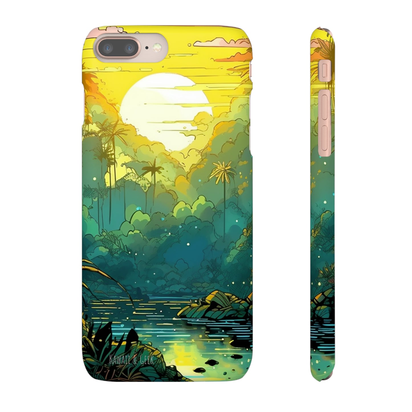 Rainforest at Sunset Phone Case - Capture the Serenity of Nature on Your Device