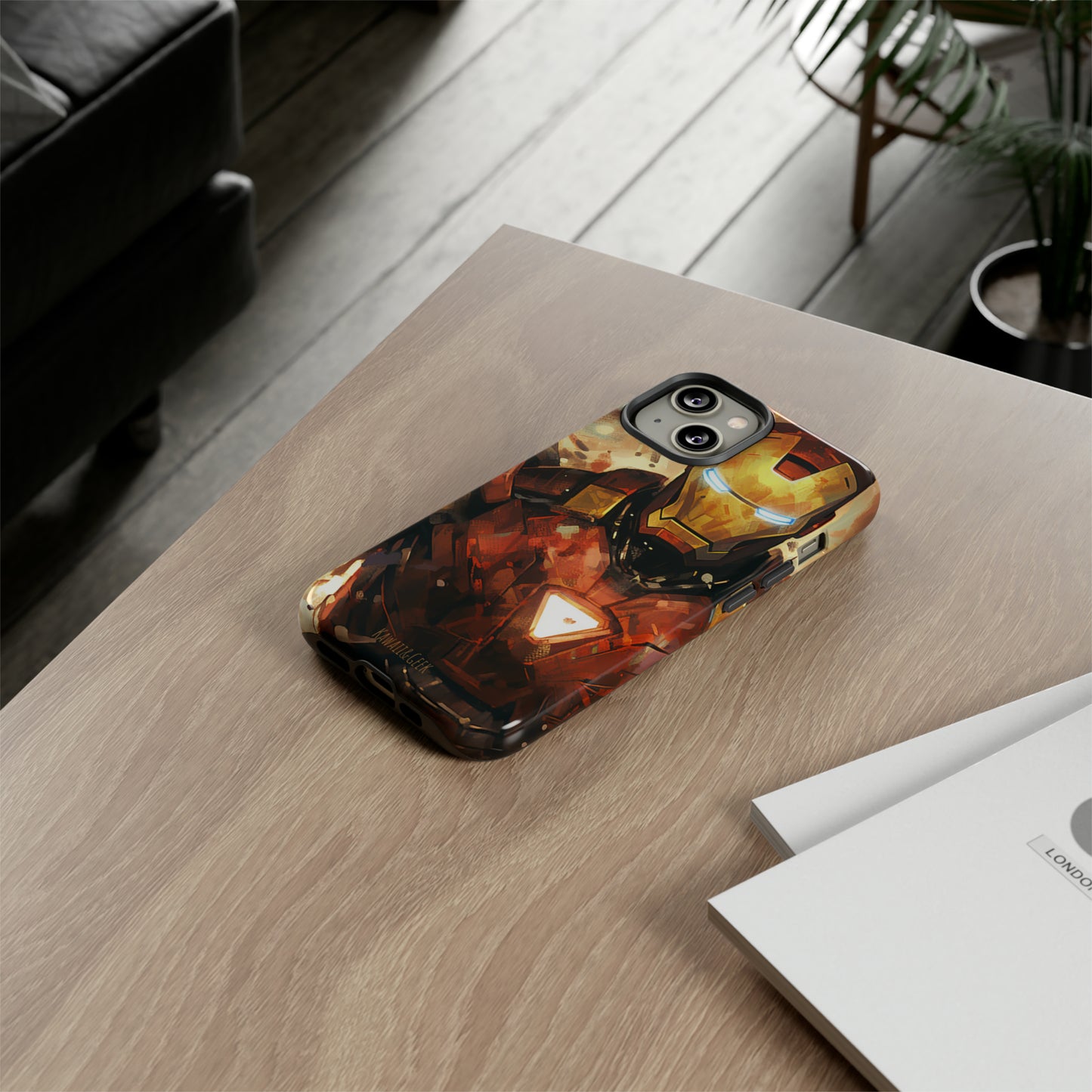 Iron Man Painting Tough Phone Case - Add Some Bold and Unique Style to Your Tech