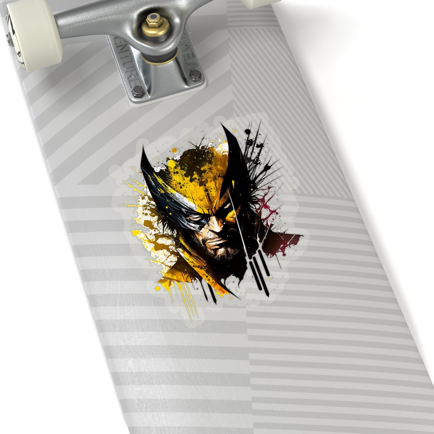 Watercolor Wolverine Sticker - Add Some Yellow and Black Claws to Your Tech