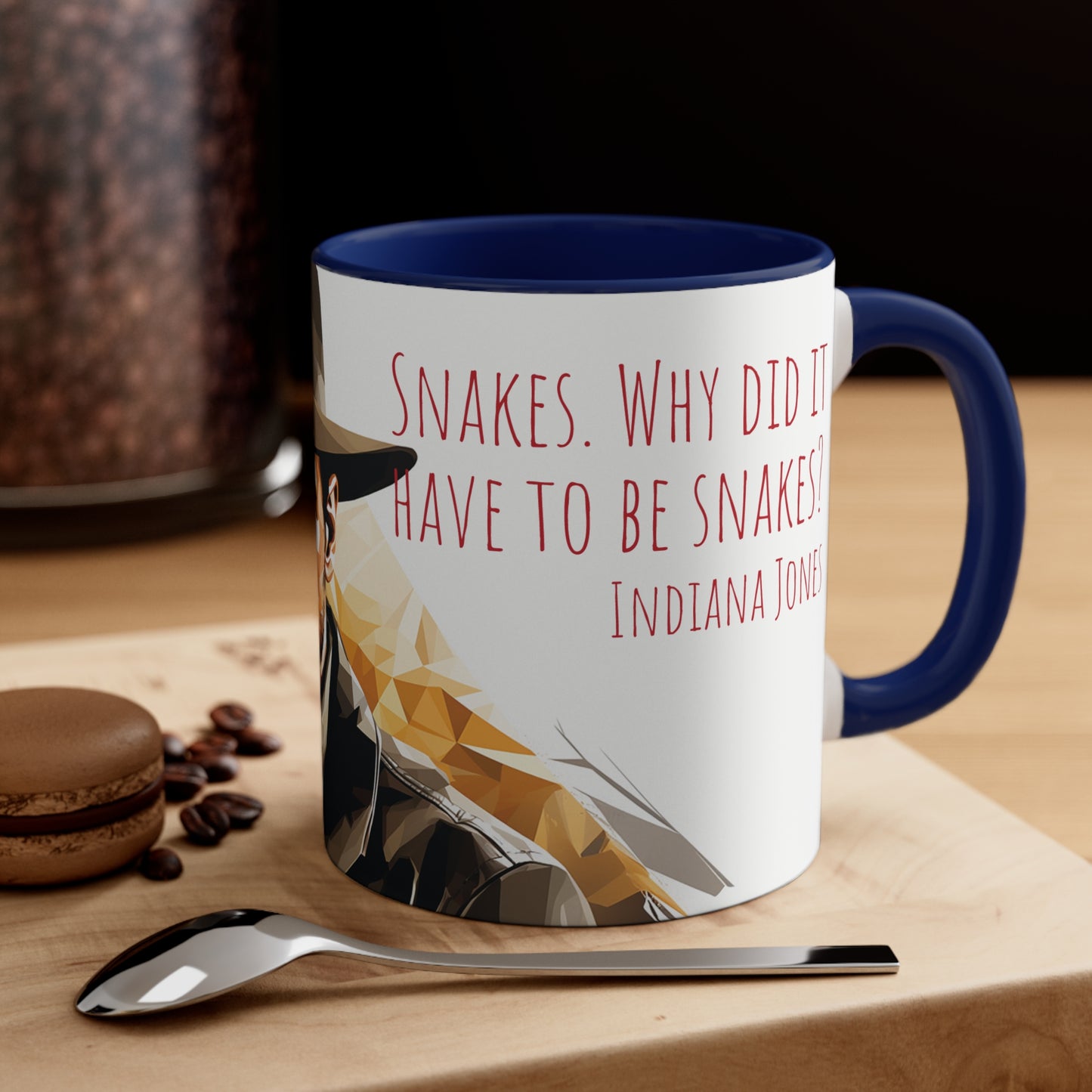 Indiana Jones Mug - Embrace the Adventure: Snakes. Why Did It Have to Be Snakes?