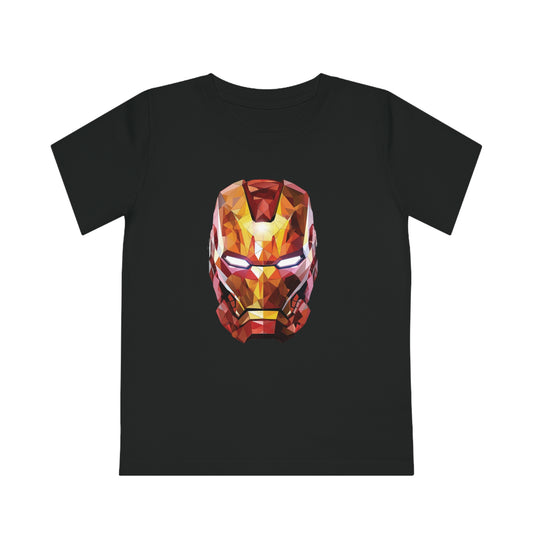 Iron Man Polygonal Kids T-Shirt - Embrace Heroic Style