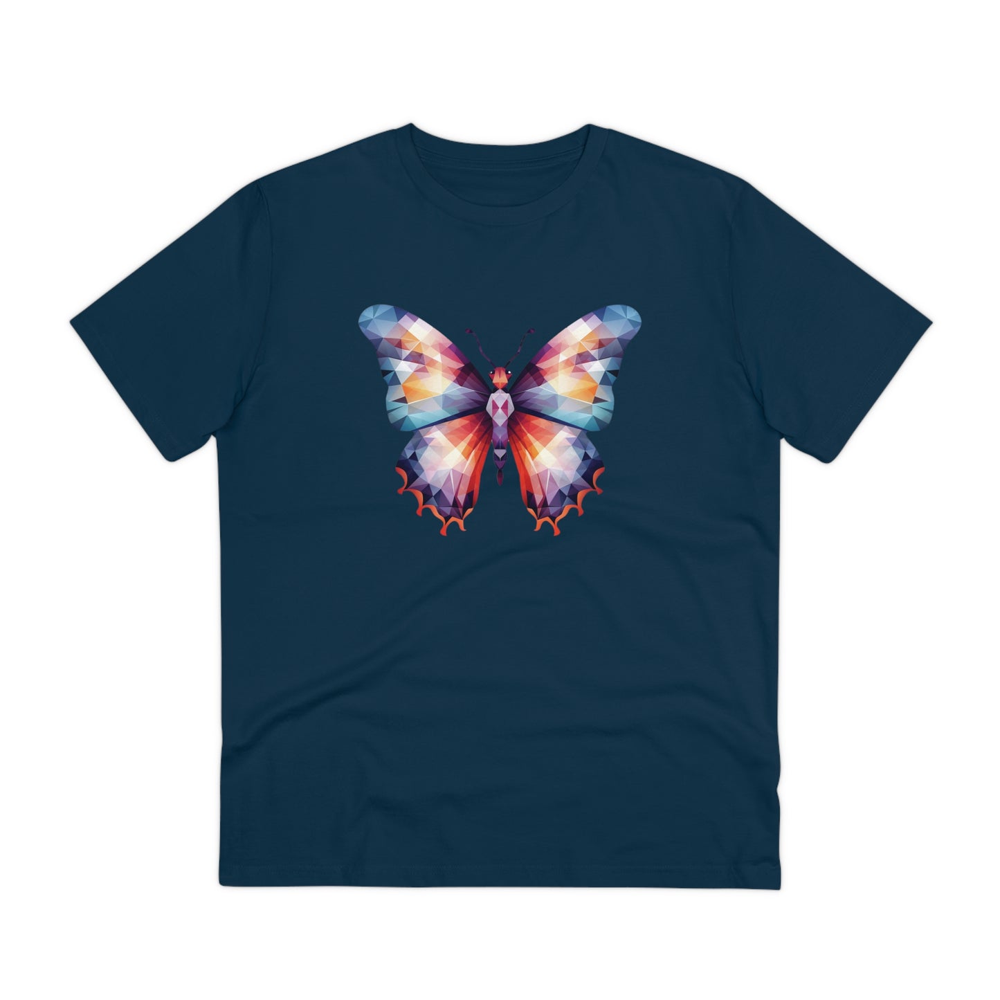 Butterfly Polygonal T-Shirt - Embrace Vibrant Transformation