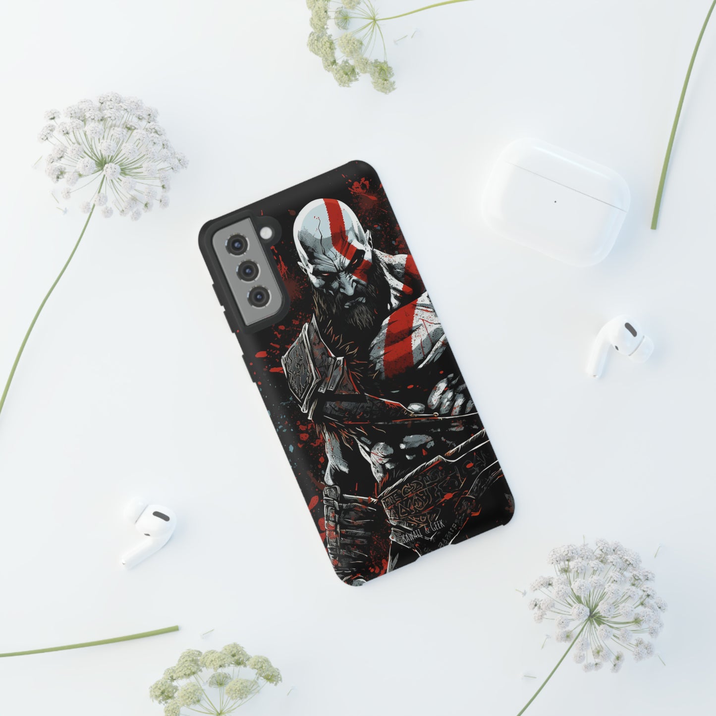 Kratos Tough Phone Case - Unleash the Power of the God of War in Style