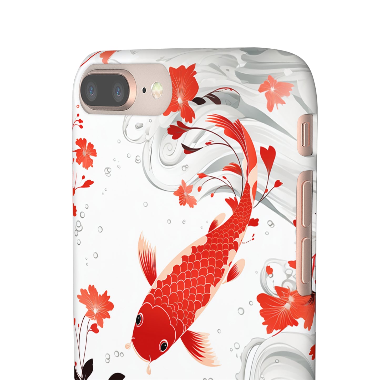 Elegant Koi: Premium Japanese Fish Phone Case