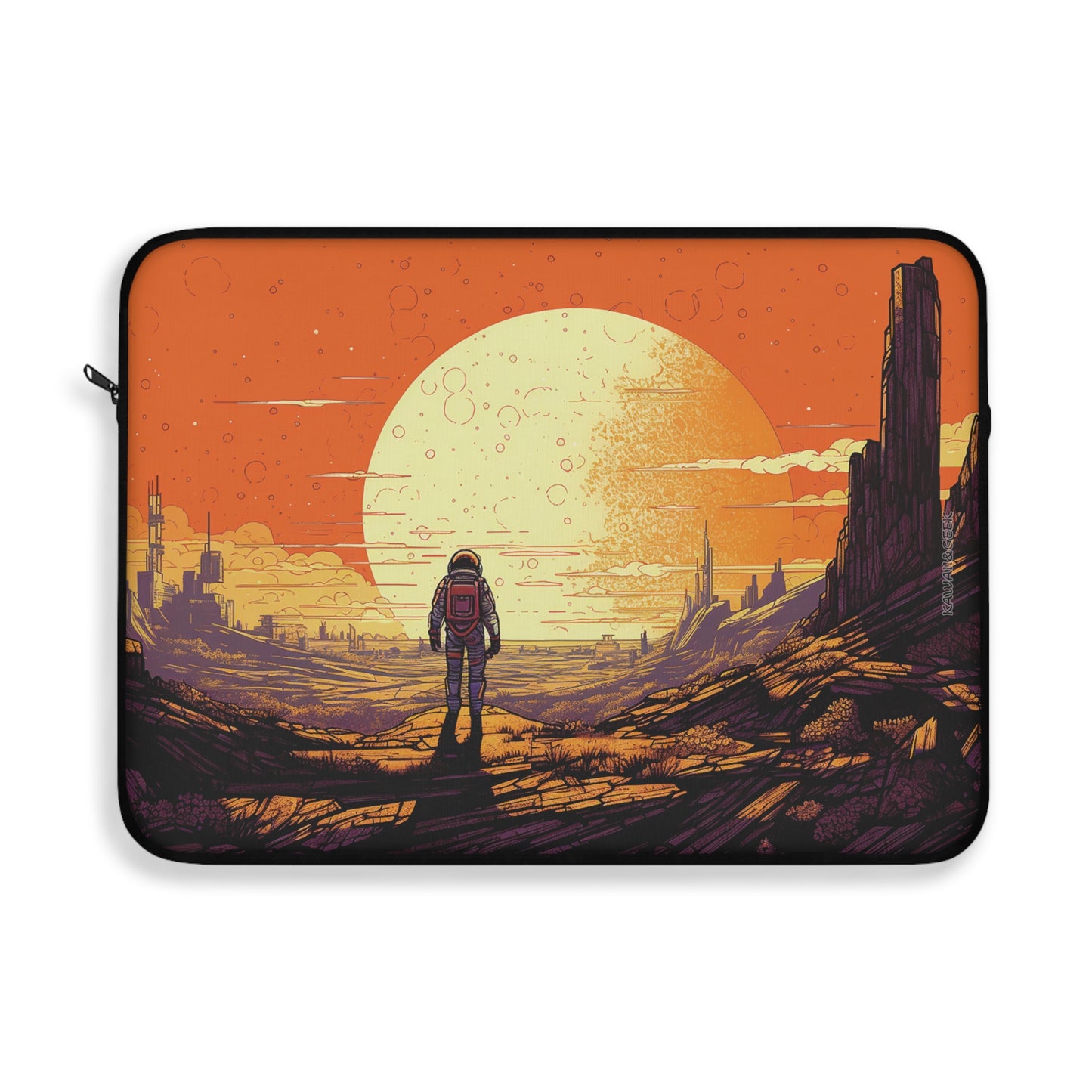 Martian Explorers Laptop Sleeve - Protect Your Device with a Touch of Otherworldly Adventure