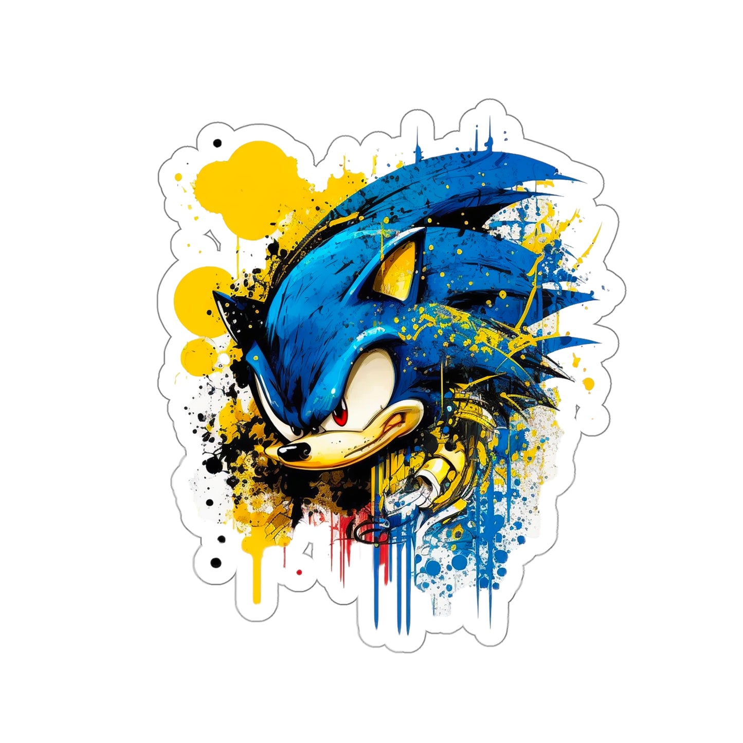 Sonic Sticker - Add Some Fun and Colorful Style to Your Tech