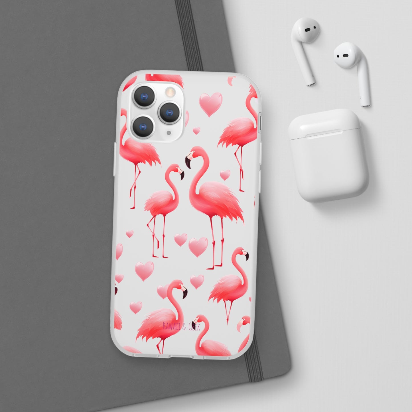 Pink Flamingo Elegance Flexi Phone case