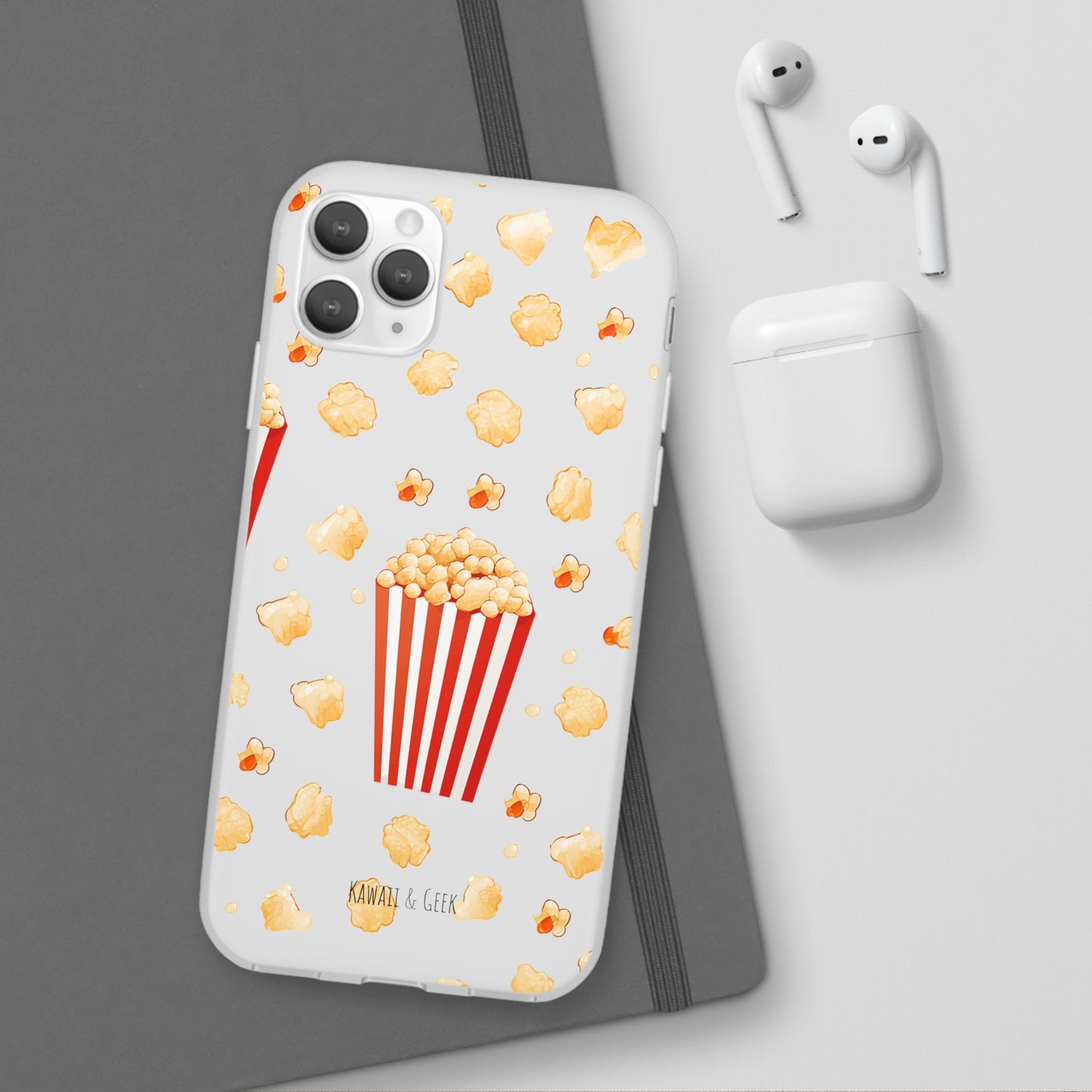 Popcorn Transparent Flexi Phone Case