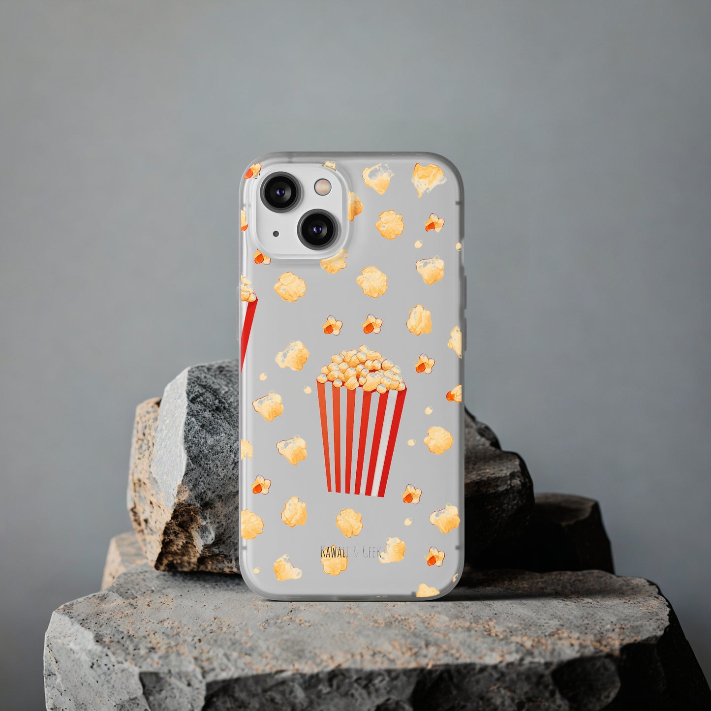 Popcorn Transparent Flexi Phone Case