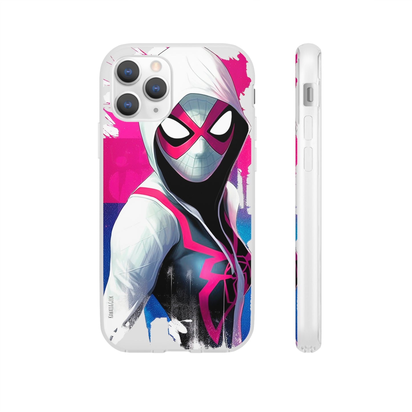 Spider Gwen in Flexi Phone Case - Add Some Colorful and Heroic Style to Your Phone