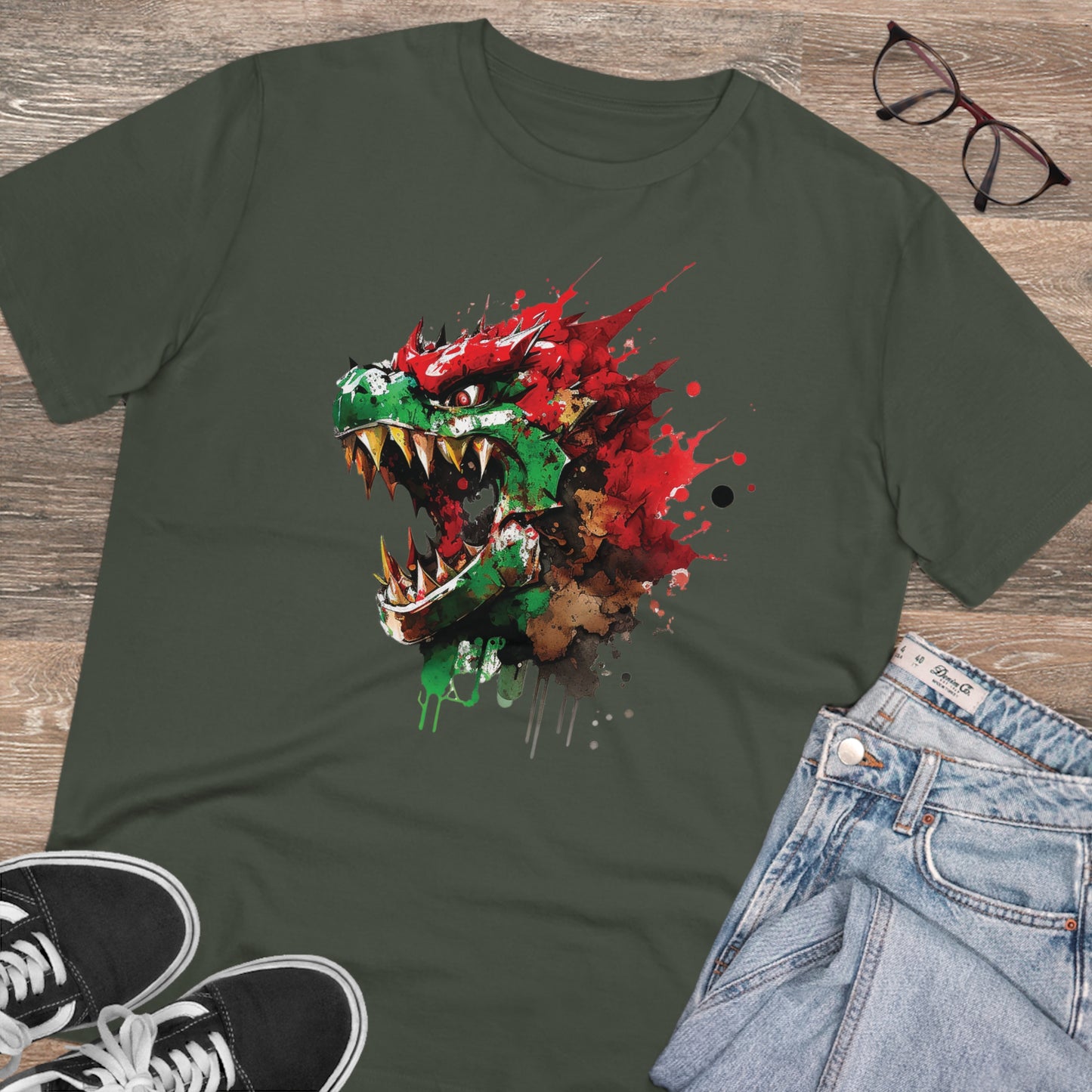 B-owser Unisex T-Shirt - Add Some Artistic and Sustainable Style to Your Wardrobe -  Mario