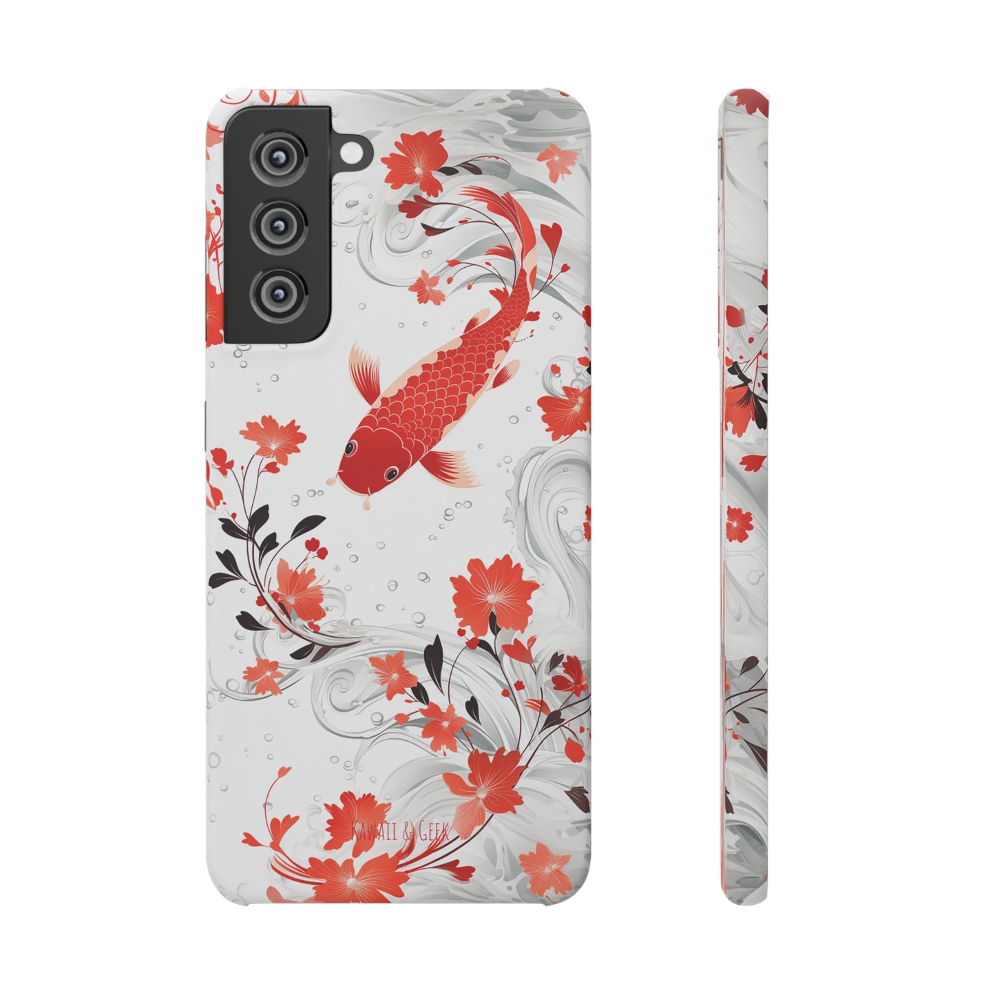 Elegant Koi: Premium Japanese Fish Phone Case