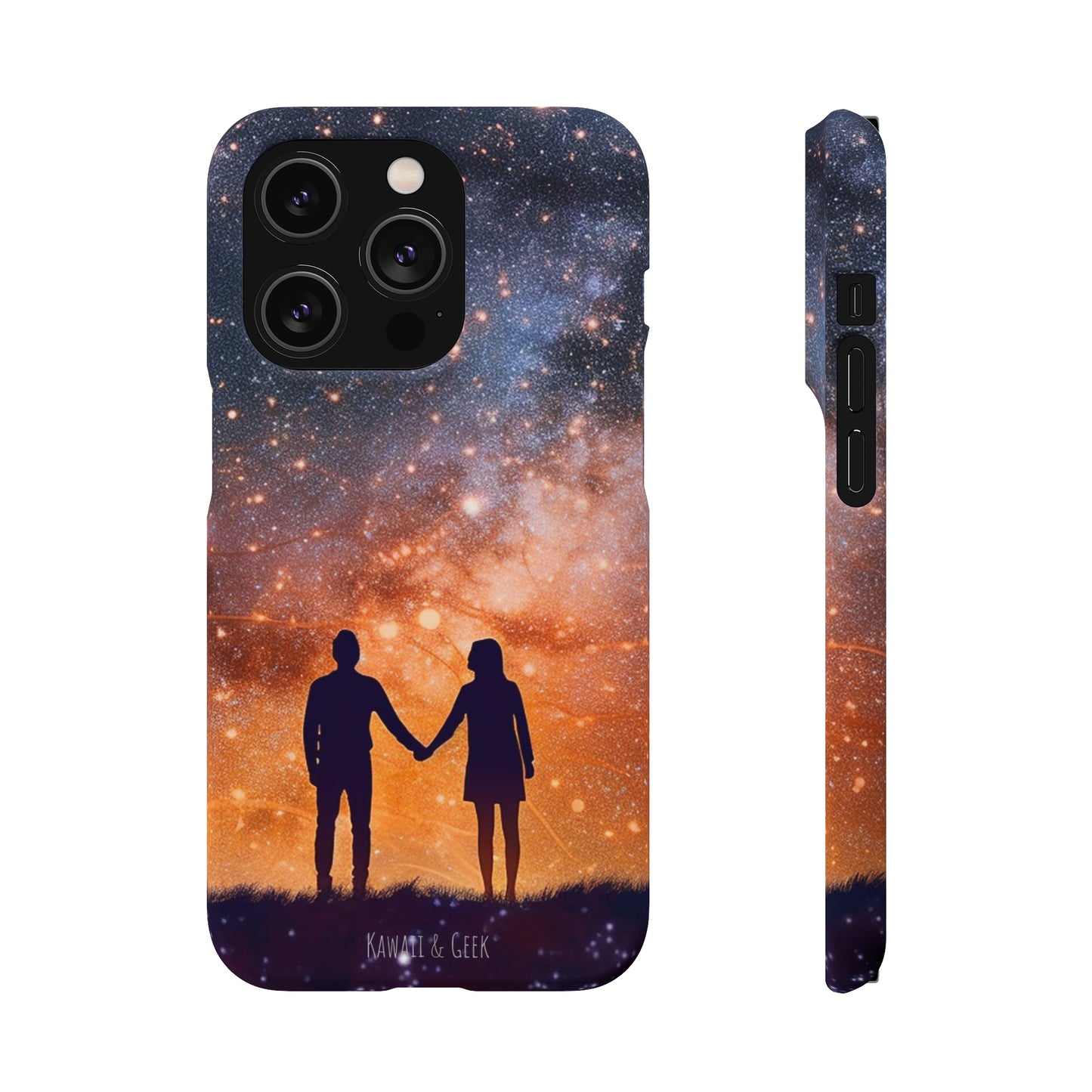 Starry Night Lovers Phone Case - Embrace the Beauty of the Night Sky