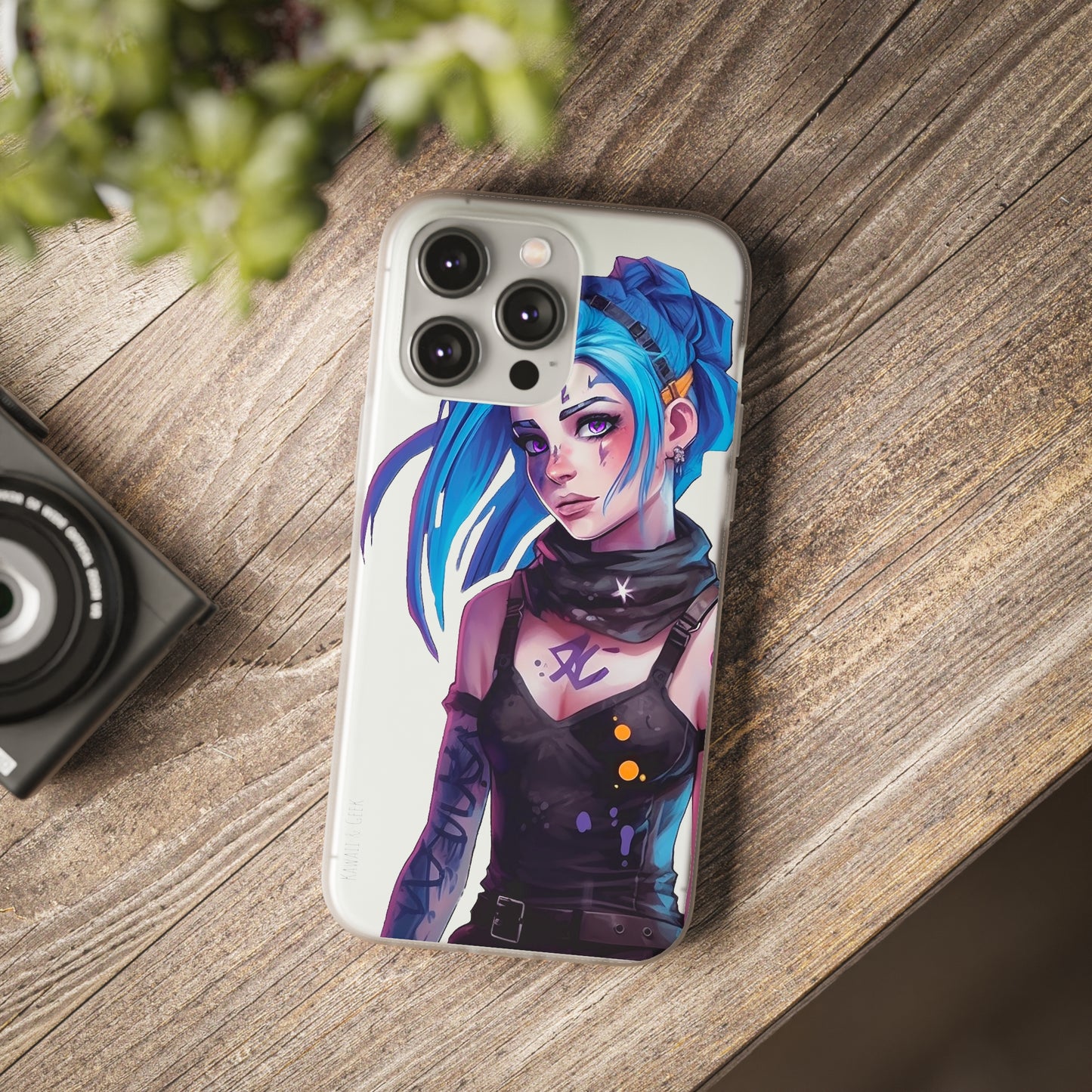 Jinx for Arcane / League of Legends Flexi Phone Case - Add Some Colorful and Gaming Style to Your Phone