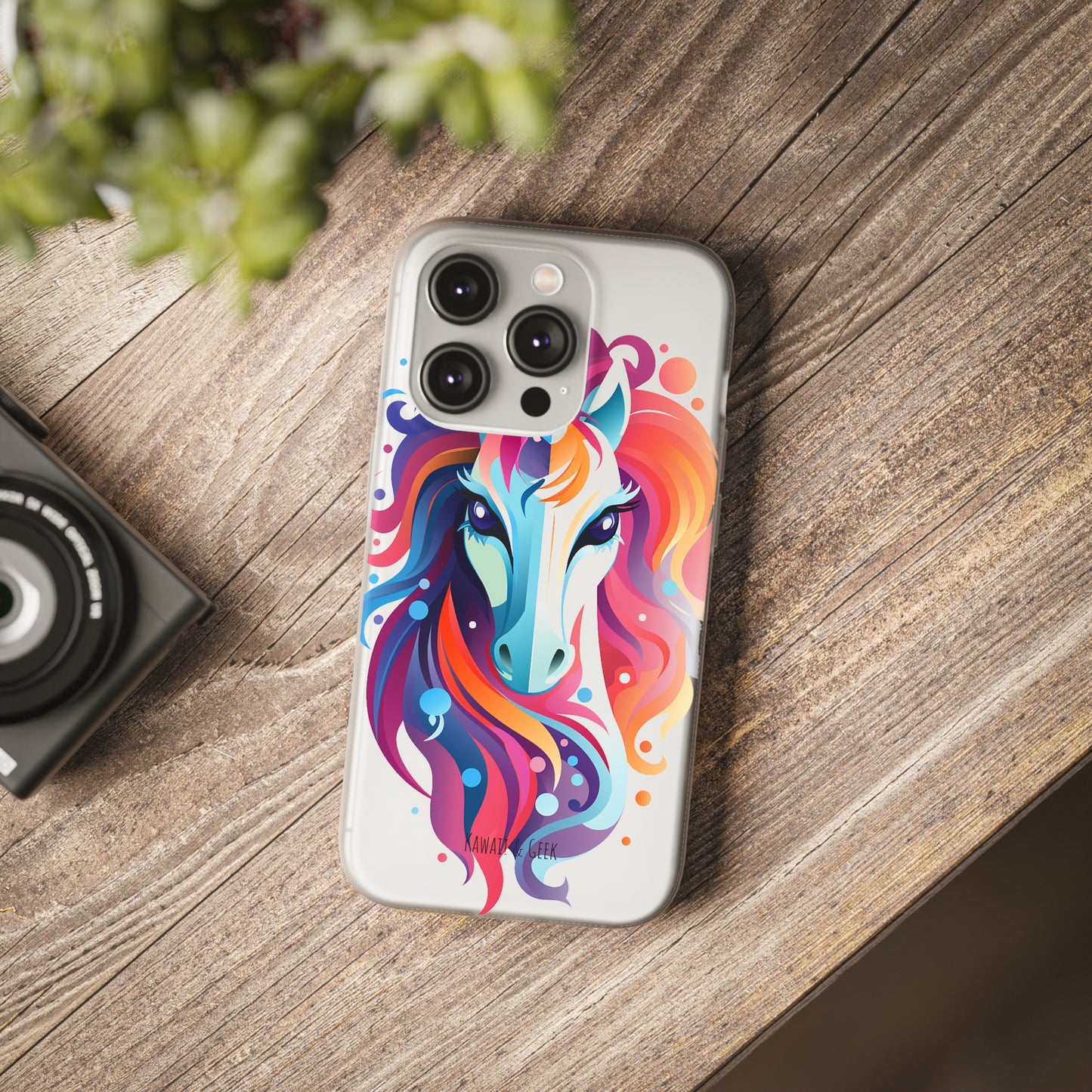 Ink Unicorn Flexi Transparent Phone Case