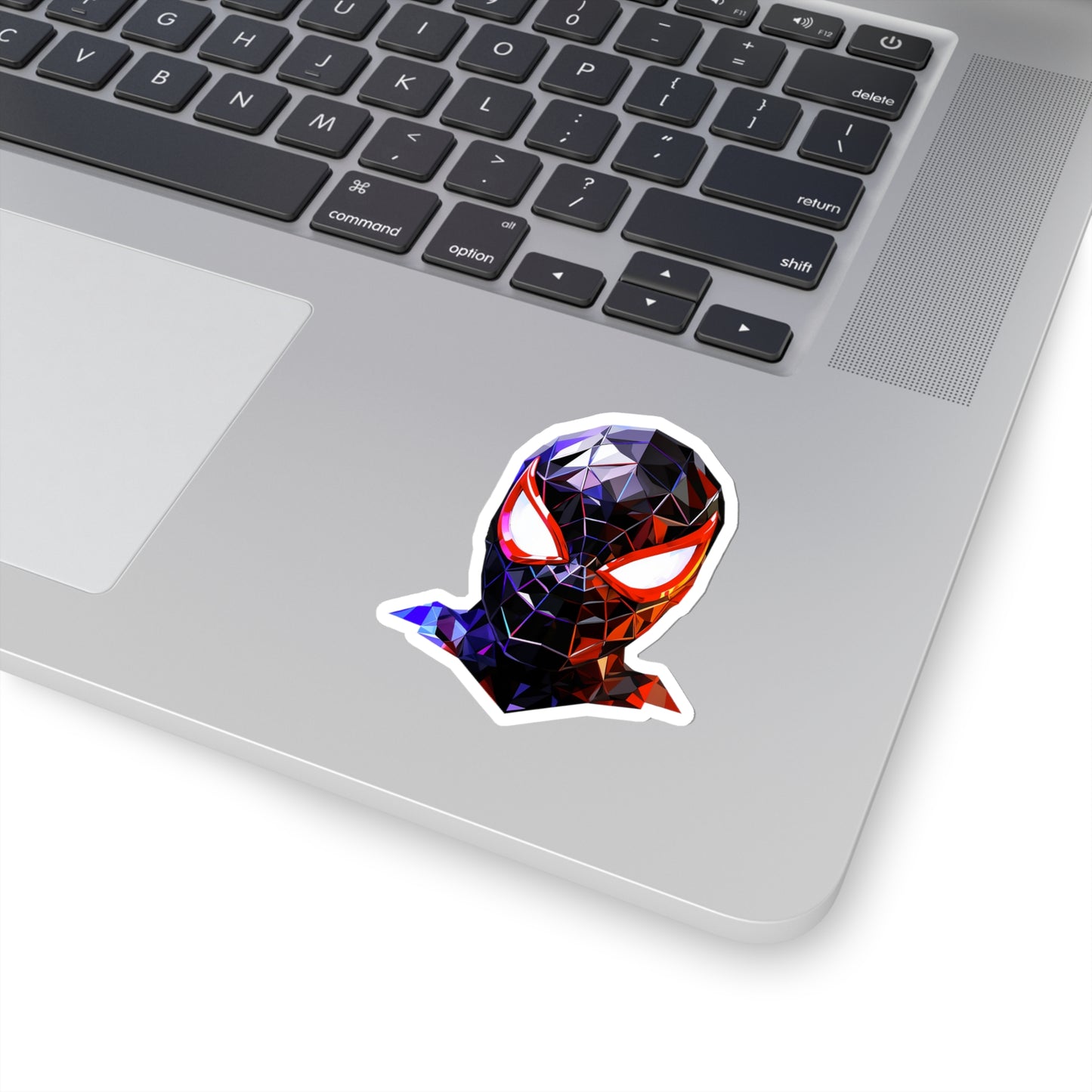 Siper Man Miles Morales Geometric Vector Sticker - Embrace the Power of Diversity