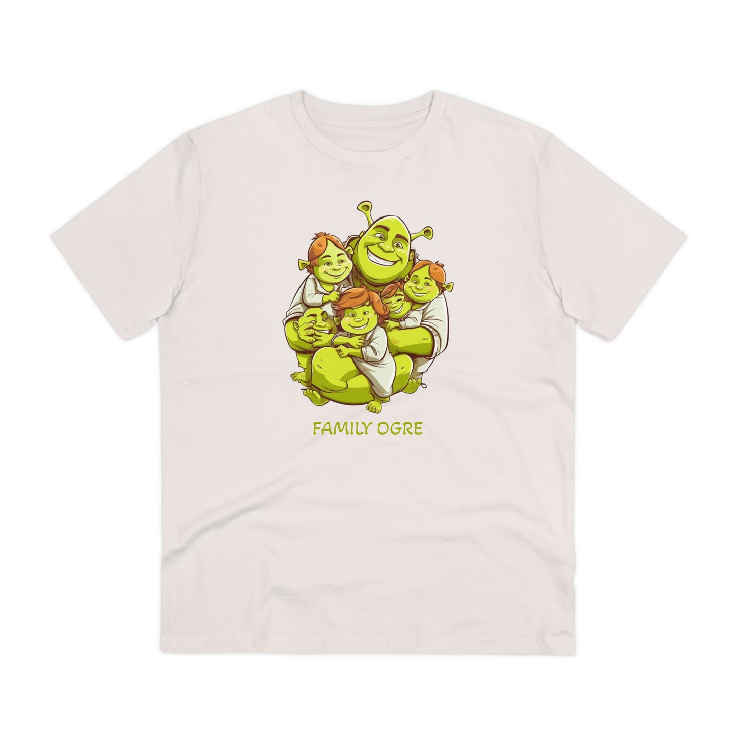 Family Ogre - Unisex Eco-Friendly T-Shirt - Celebrate Father's Day with Shrek and His Kids