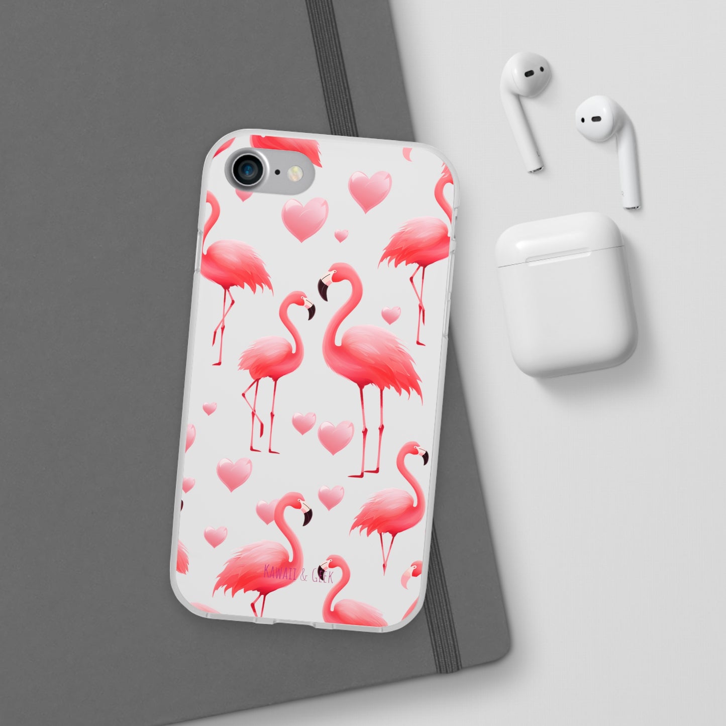 Pink Flamingo Elegance Flexi Phone case