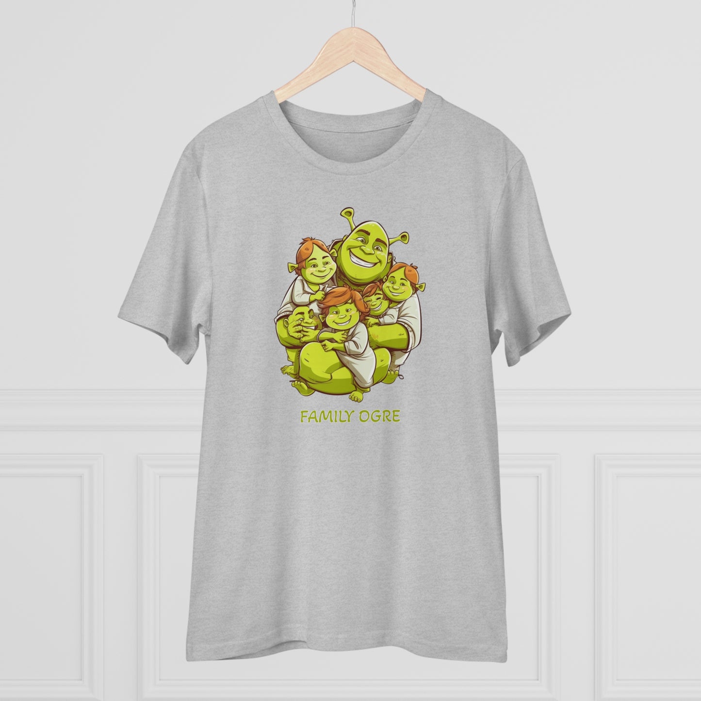 Family Ogre - Unisex Eco-Friendly T-Shirt - Celebrate Father's Day with Shrek and His Kids