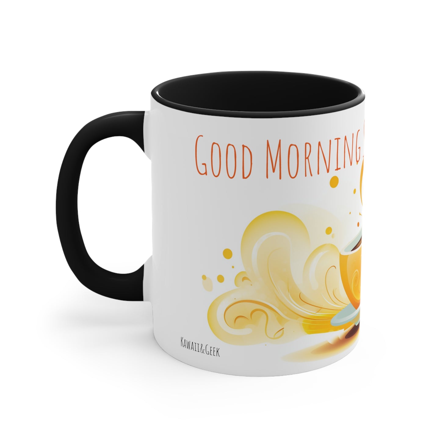 Good Morning Sunshine and Coffee Mug: Cheerful Sun Design