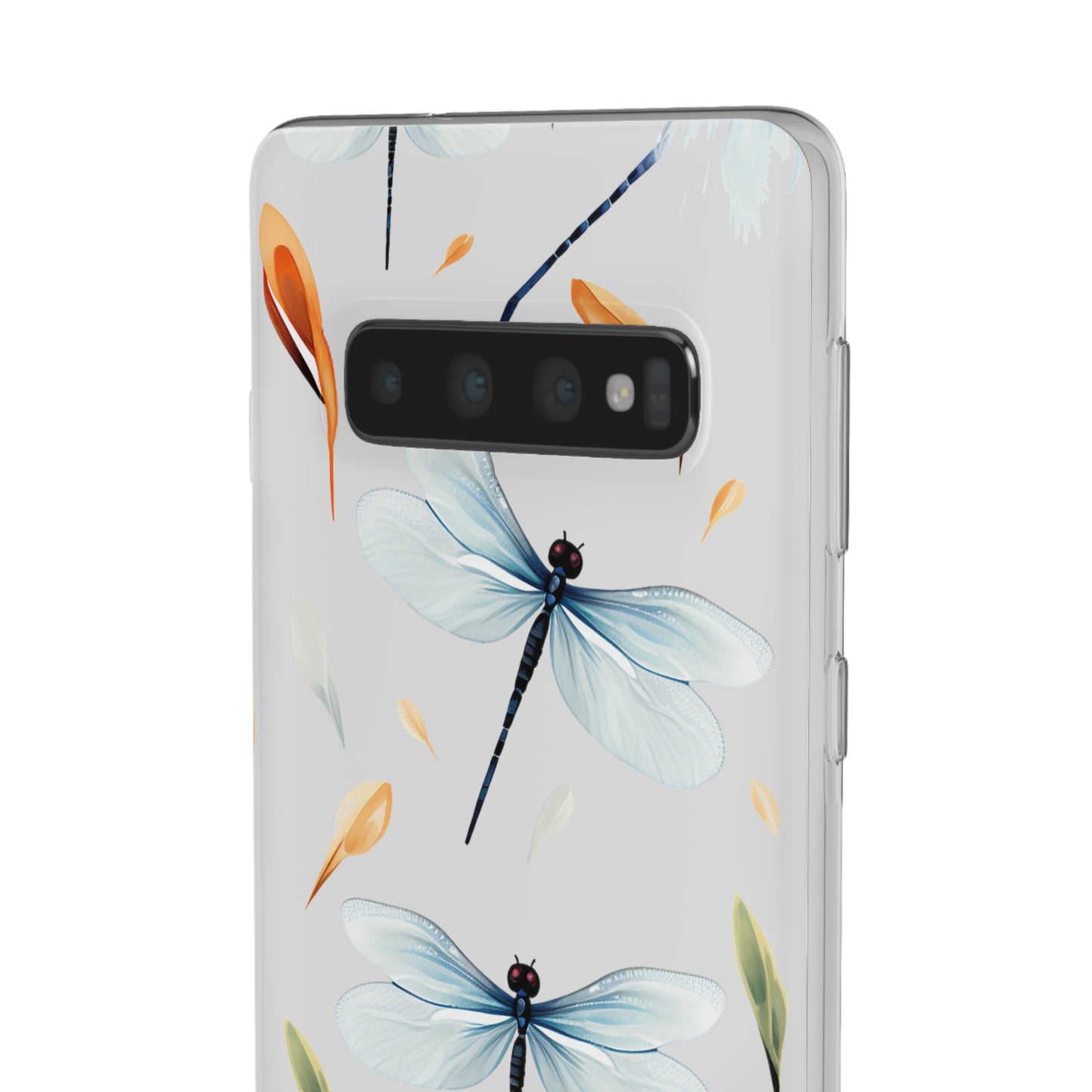 Dragonfly Dreams: Transparent Flexi Phone Case