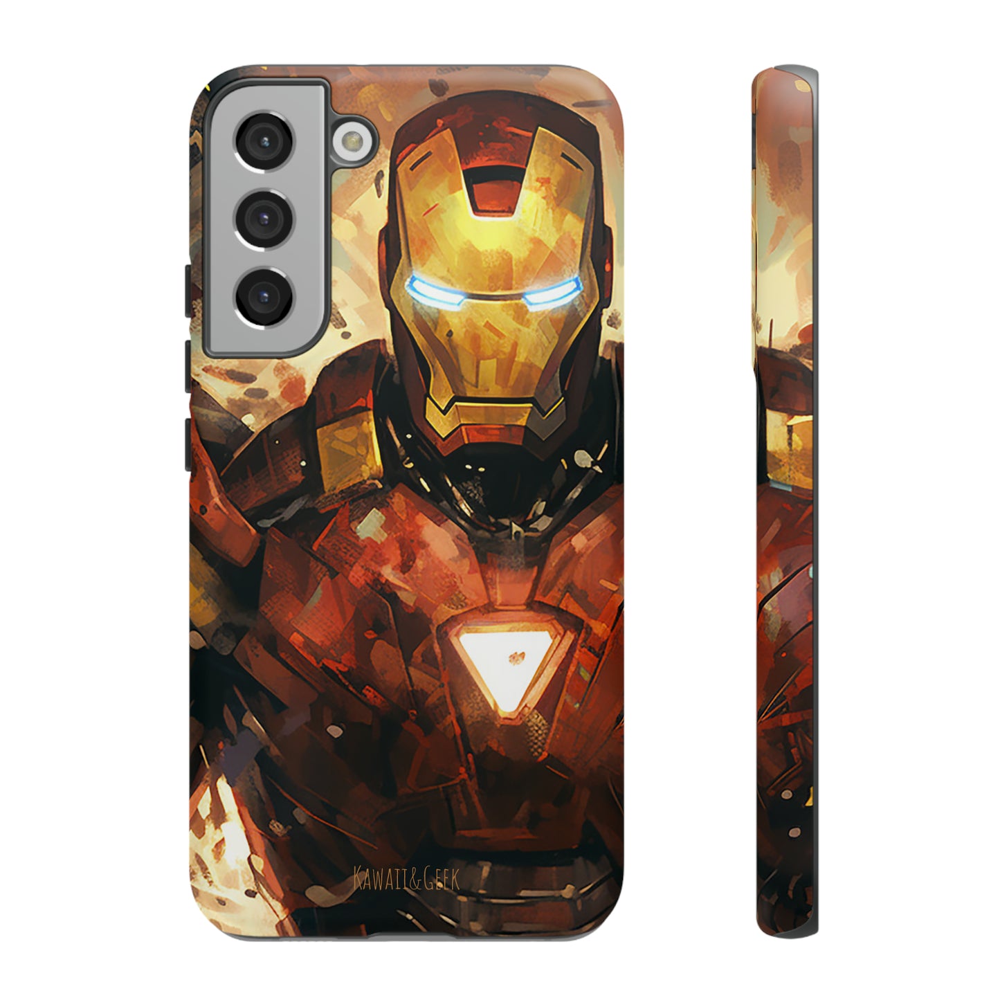 Iron Man Painting Tough Phone Case - Add Some Bold and Unique Style to Your Tech