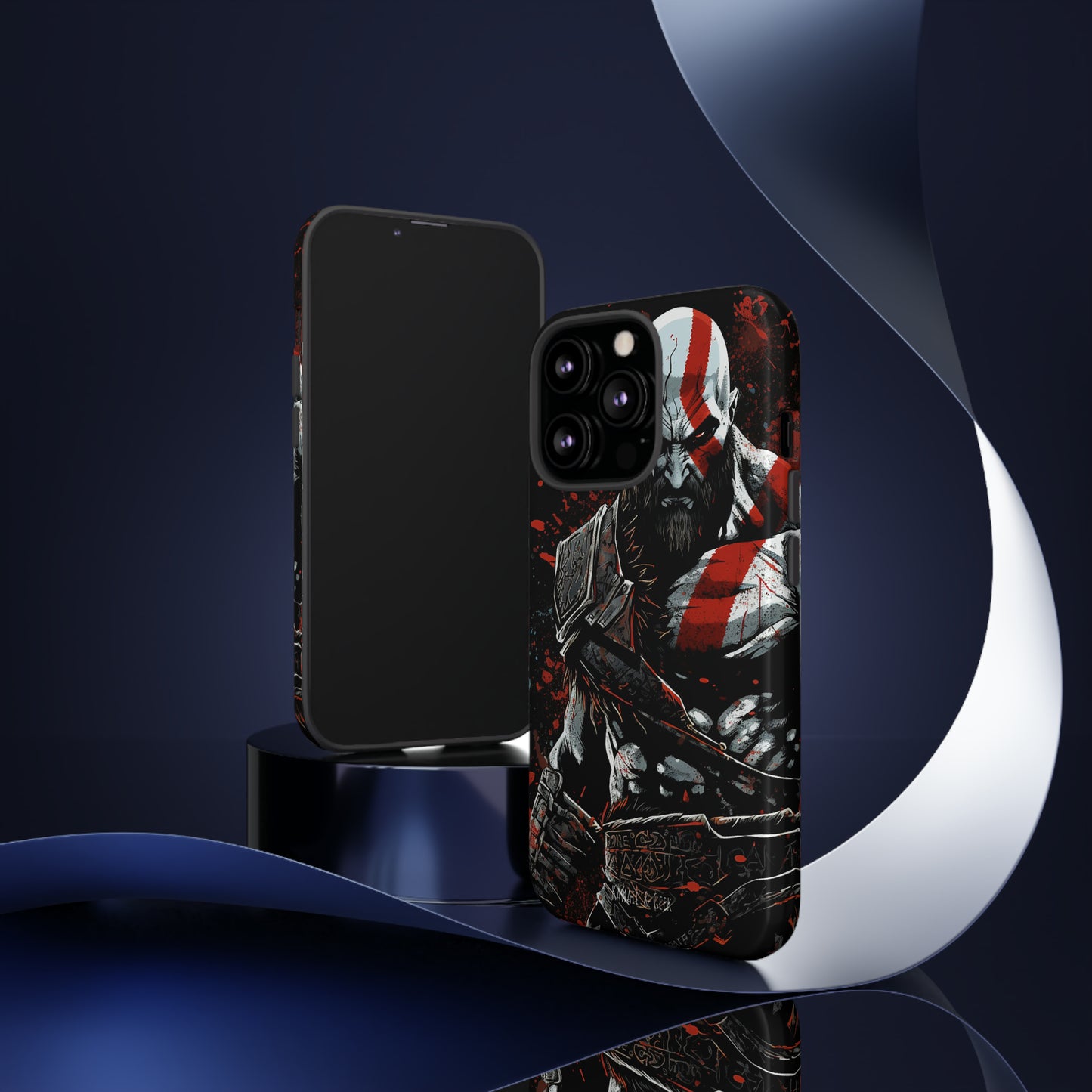 Kratos Tough Phone Case - Unleash the Power of the God of War in Style