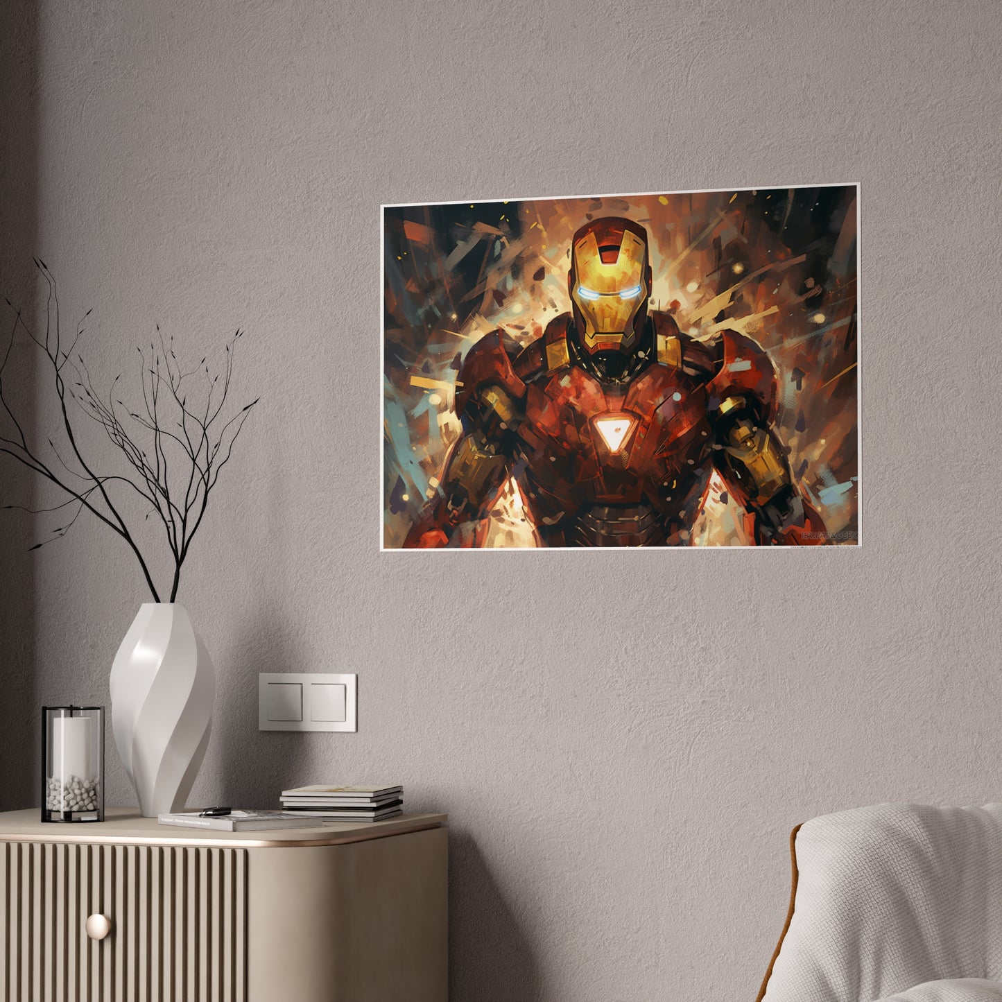 Iron Man Poster - Unleash the Heroic Vibe with Stunning Artistry - Avengers