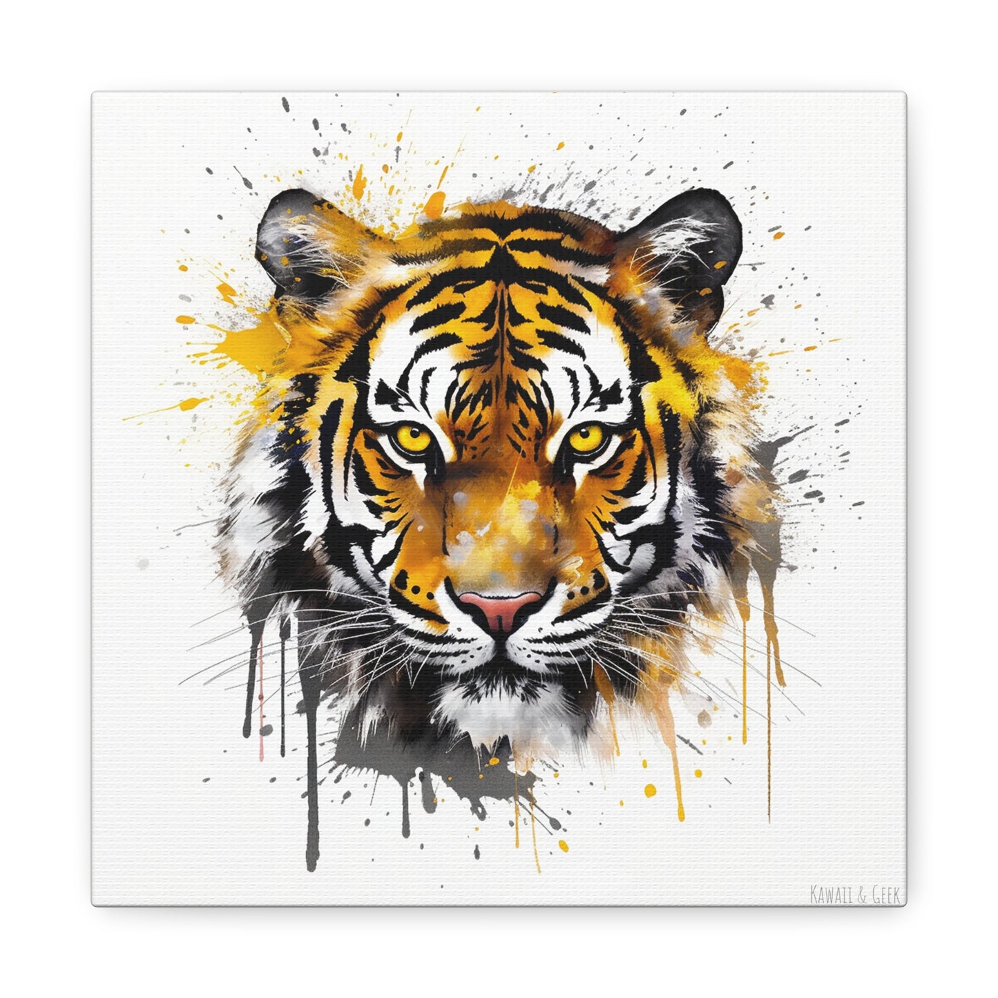 Fearless Tiger Canvas - Embrace the Majestic Power of Nature