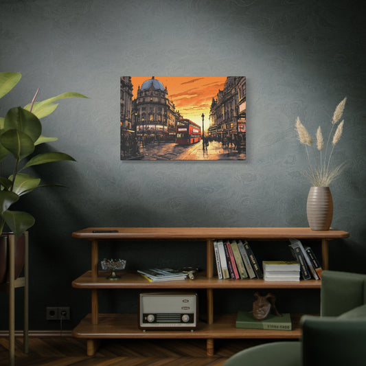 London Sunset Canvas - Immerse Yourself in the Timeless Beauty of the City