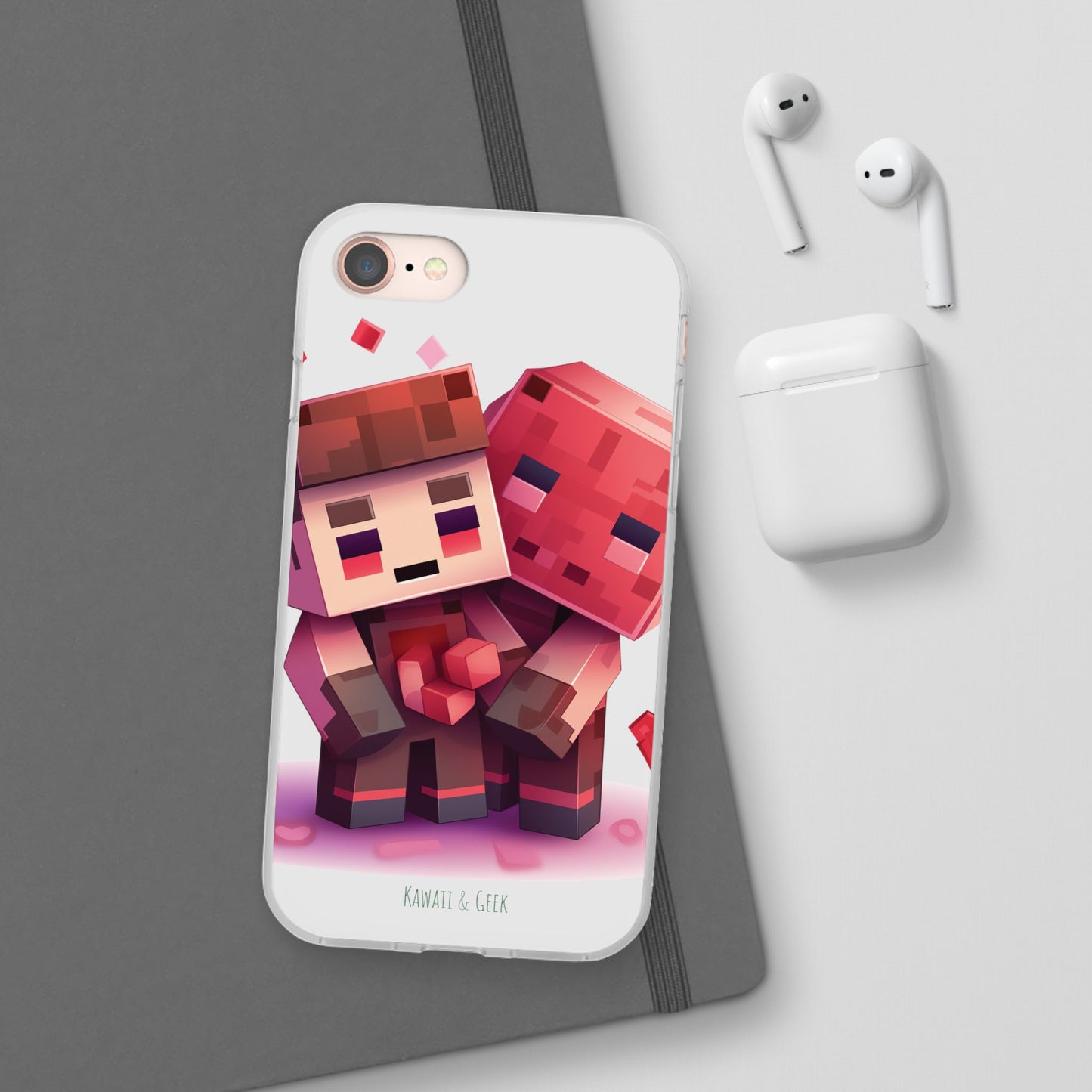 Phone Case - Lovers Minecraft Inspired Design