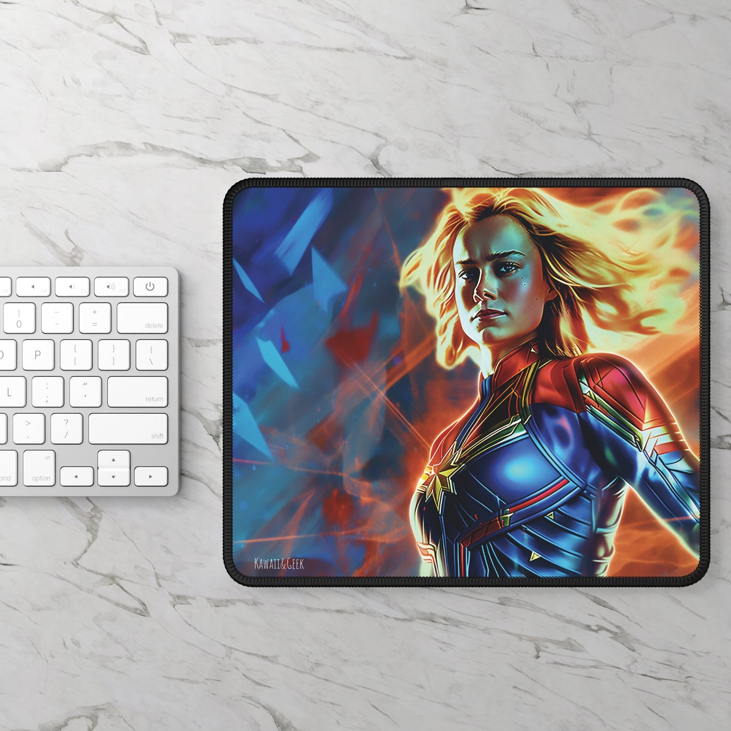 Captain Marvel Mouse Pad : Unleash Power !