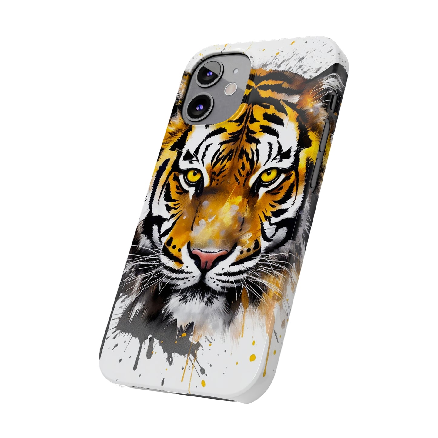 Tiger Flexi Phone Case - Add a Captivating and Artistic Touch to Your Device