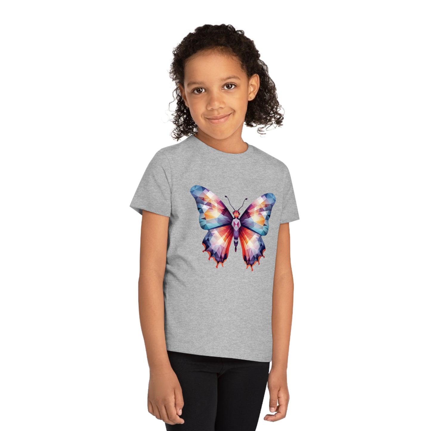 Butterfly Polygonal Kids T-Shirt - Embrace Nature's Beauty