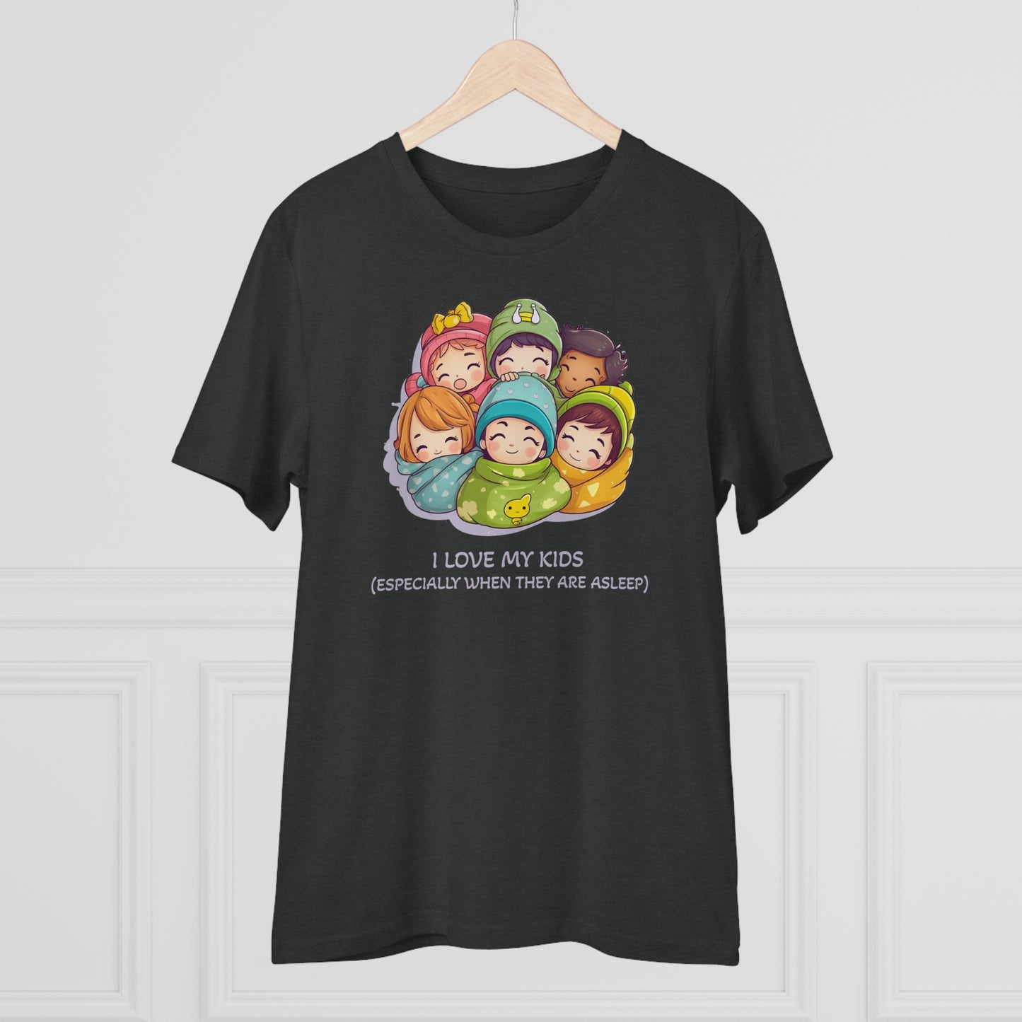 I Love My Kids, Especially When They Are Asleep - Unisex Eco-Friendly T-Shirt - Father's and Mother's Day special