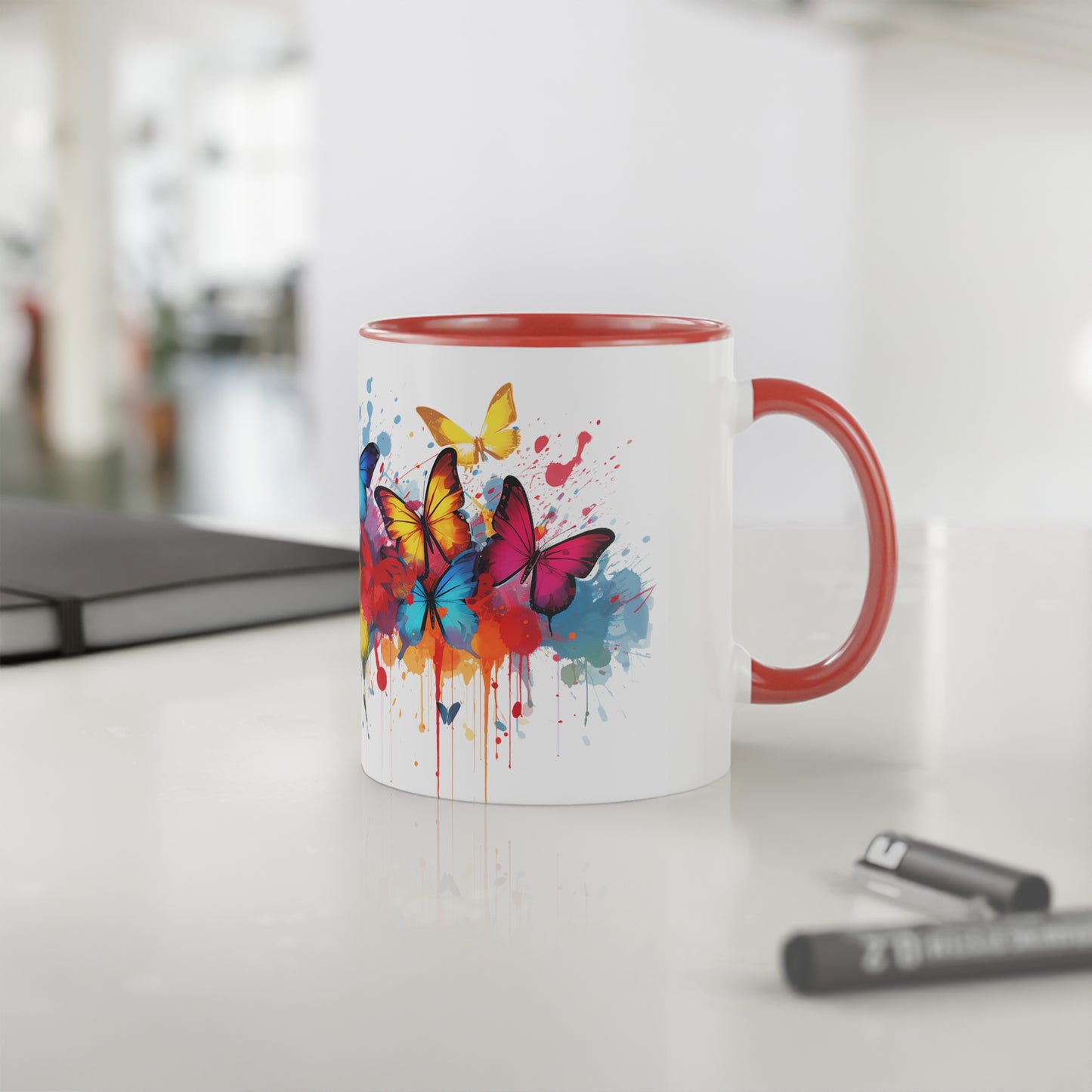 Elegant Butterflies Mug - Embrace the Beauty of Nature with Every Sip - EU